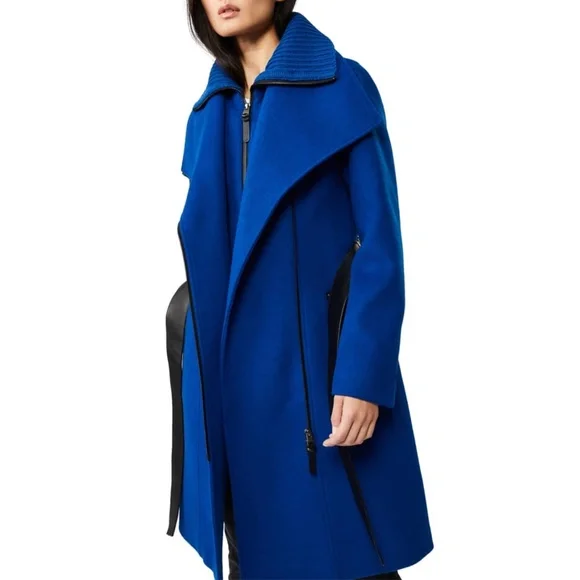 MACKAGE NORITA 2-in-1 double face wool coat with sash - Picture 5 of 7